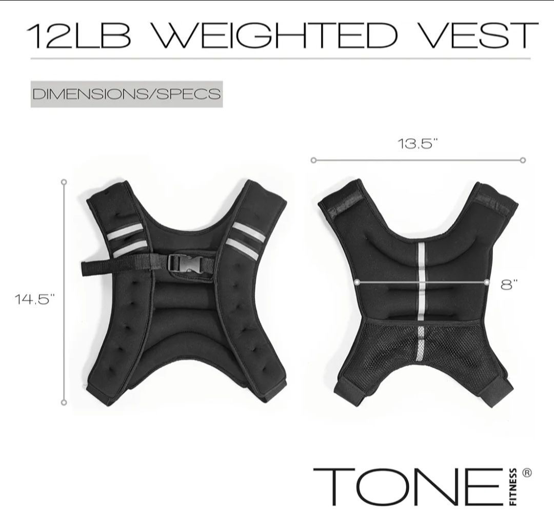 VERSATILE WORKOUT VEST – Add resistance to walking, running, cardio,