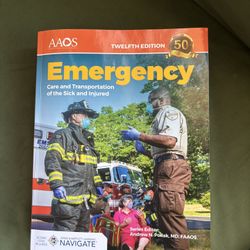 TEXT BOOK - Brand New -  Emergency Care and Transportation of the Sick and Injured textbook (12th Edition)