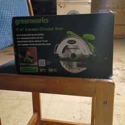 Greenworks 7 1/4 Corded Circular Saw