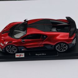 Bugatti Divo Maisto 1/18 scale New Construction, No Box