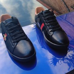 Black Gucci Ace Sneaker