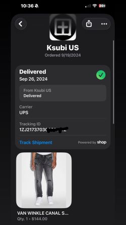 Ksubi Black Distressed Jeans - 29