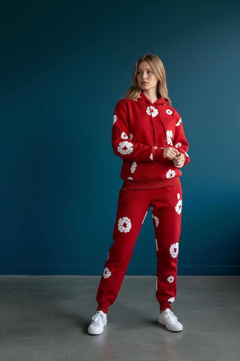 Denim Tear Hoodie Sets