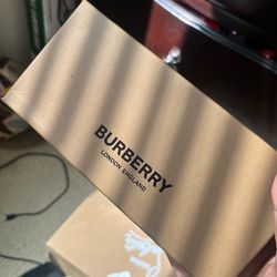 Black frame Burberry sunglasses