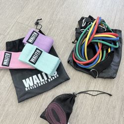 Resistance Bands + Glute Bands + Yoga Strap