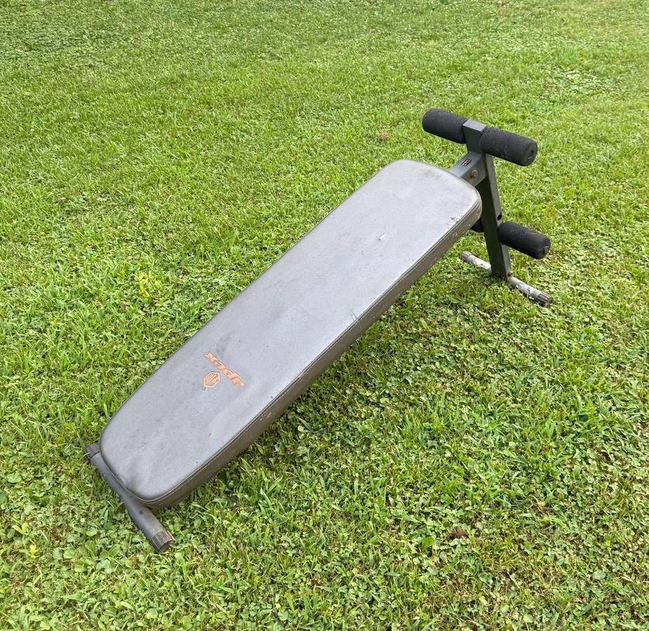 Abdominal Slant Bench 3 Position Ankle Rollers Fitness Gym Exercise