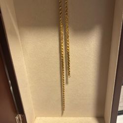 24 Kt Gold Chain 16 Inch 