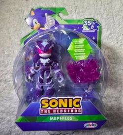 Sonic The Hedgehog Mephiles 35th Anniversary 4”Jakks Action Figure