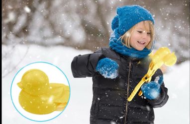 Snow Ball, Soap, Candy Maker Snowman Duck Non-slip Grip Cute Snow Ball Maker NEW