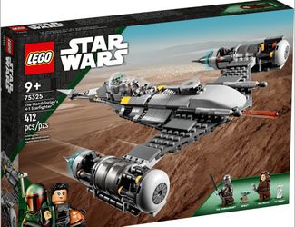 LEGO Star Wars The Mandalorian's N-1 Starfighter 75325 - Juego de construcción The Book of Boba Fett, con figuras de juguete Baby Yoda Grogu y Droid