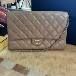 Chanel gold Clutch 
