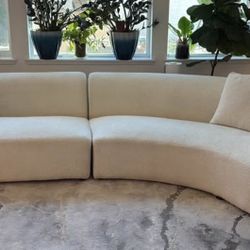 Acanva Boucle Sofa