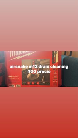 Airsnake M12 drain cleaning air gun kit