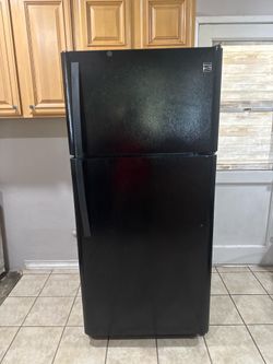 Black fridge