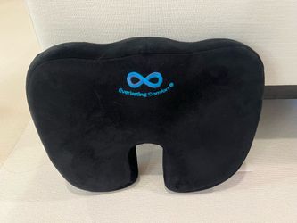 Everlasting Comfort Doctor Recommended Memory Foam Seat Cushion for Office Chairs & Car - Ergonomic