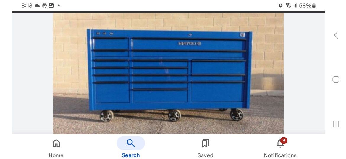 Electic Matco 4s Triple Bay Toolbox