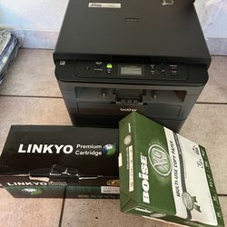 Printer - Brother HL-L2390DW + Extra Ink + Extra Paper