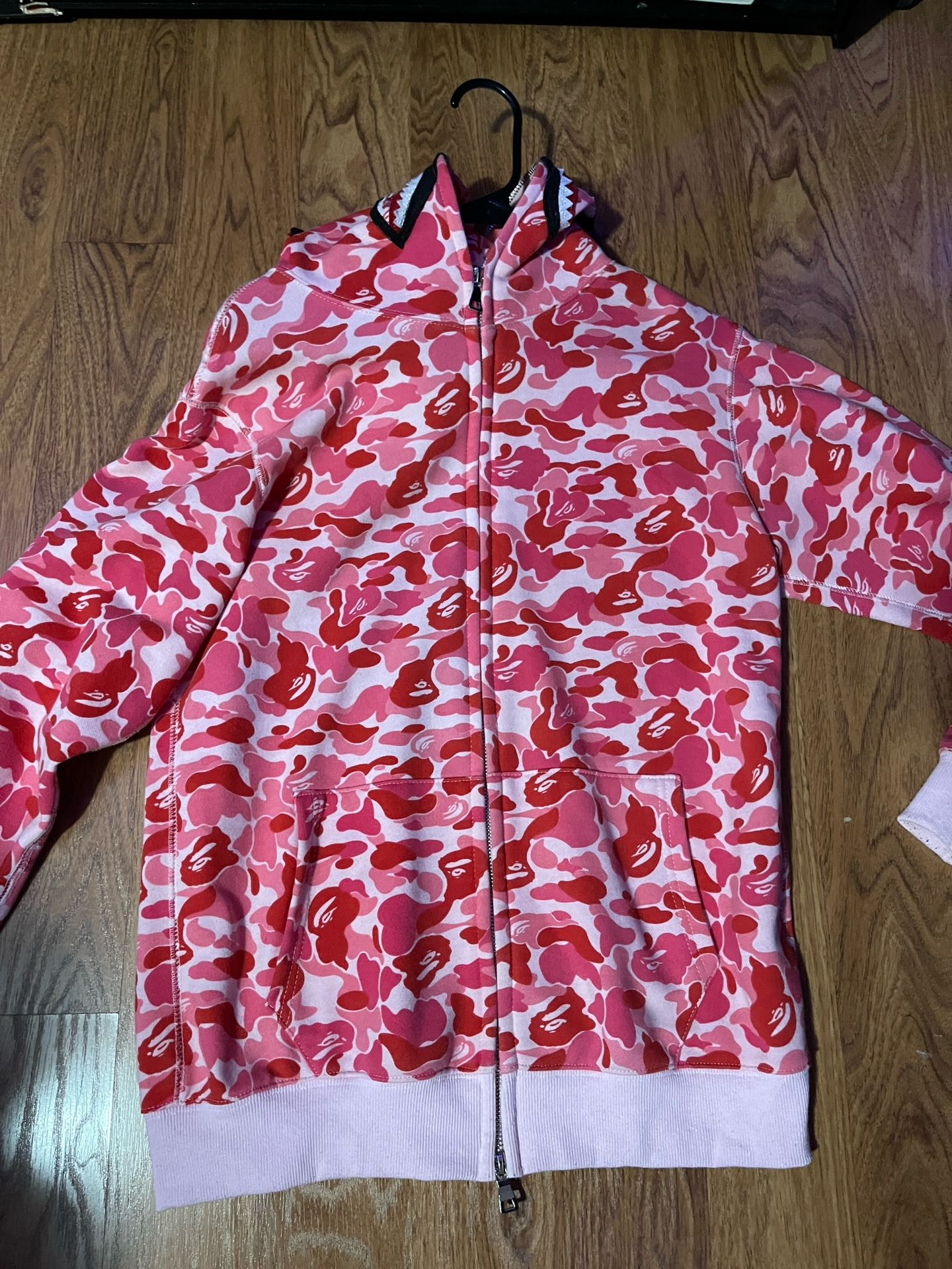 Pink Babe Zip Up Size Medium