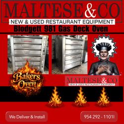 Blodgett 981 Double Deck Baking Oven - Restaurant (Equipment New & Used)