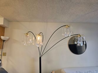Chandelier floor lamp