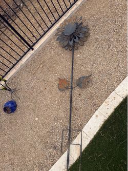 Sunflower Metal Wind Spinner