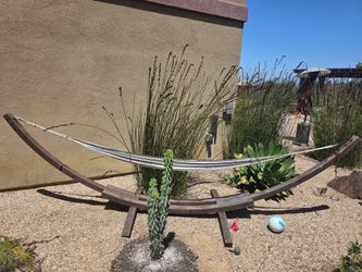 Hammock stand wood