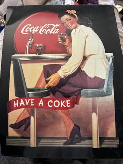 Aluminum Coca Cola Poster