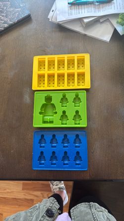 3 Lego Silicone Molds for $10