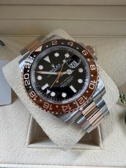 💯Rolex GMT Rootbeer Rose Gold 126711 - Full Set