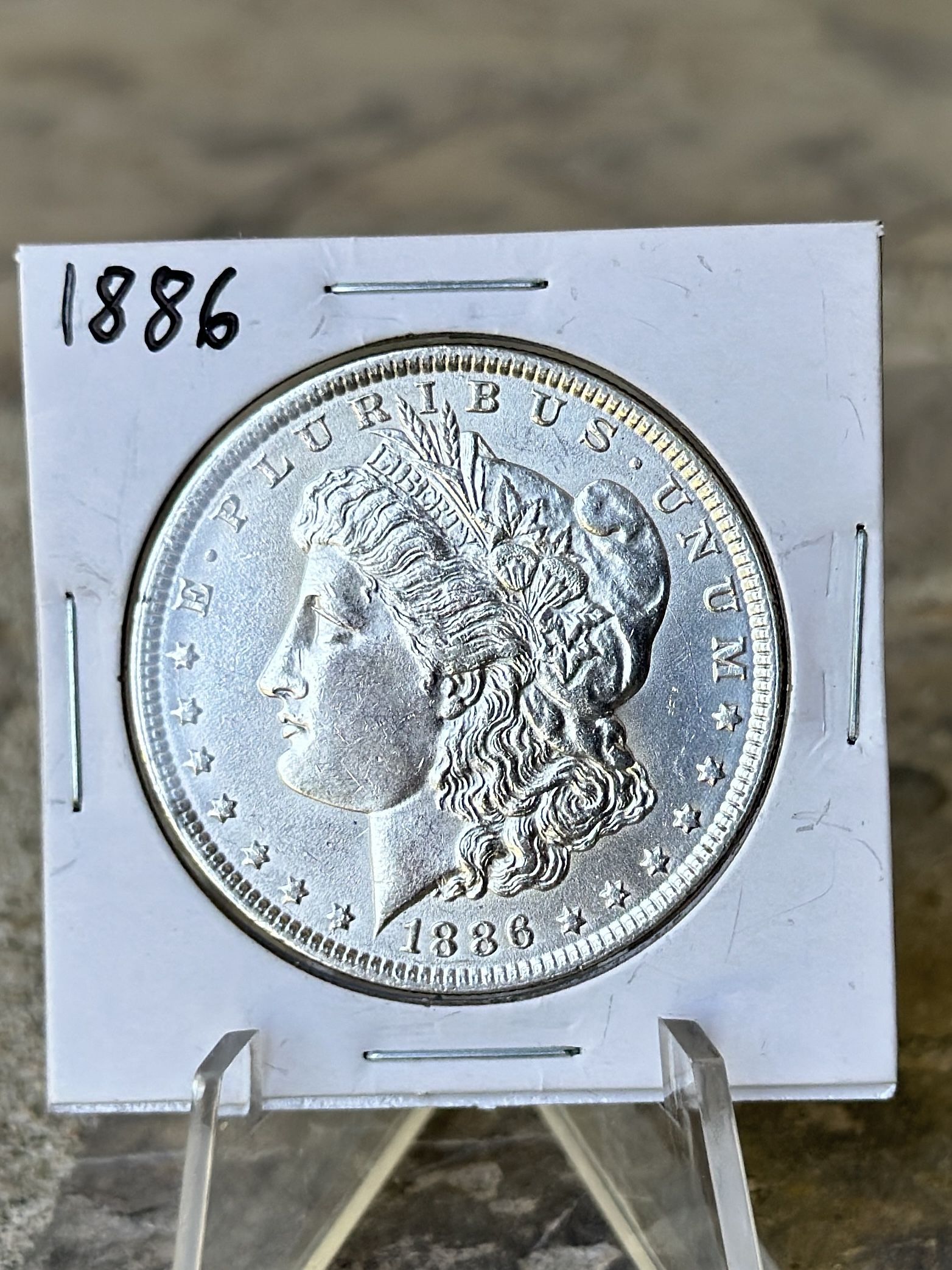 1886 Morgan Silver Dollar Coin