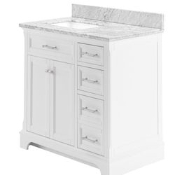 NEW 36 in Vanity With top and sink