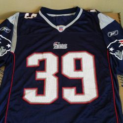 PATRIOTS JERSEY SIZE MEDIUM ADULT
