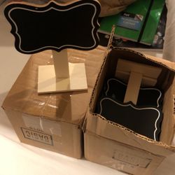 Mini chalkboard stands