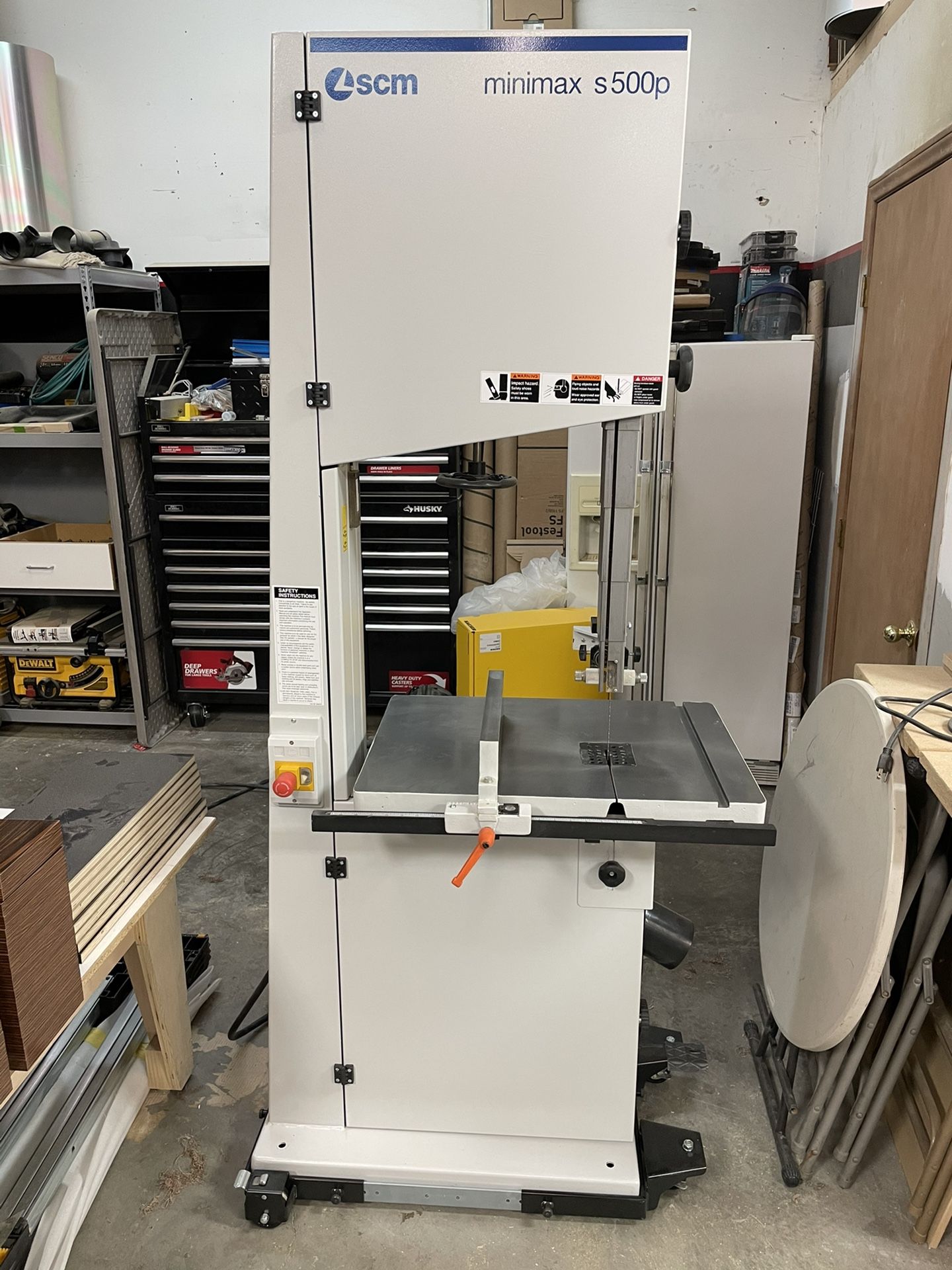 Like New 2017 SCM Minimax S500P Band Saw