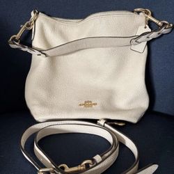 Coach beige purse