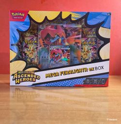 Ascended Heroes Mega Feraligatr Ex Box new, sealed