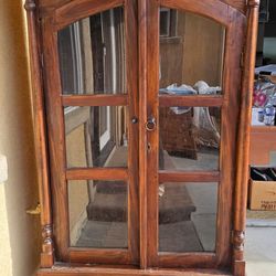 Wood furniture, lamp and futon for sale - make an offer!