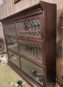 Antique Mahogany Sectional or Stacking Style  Bookcase