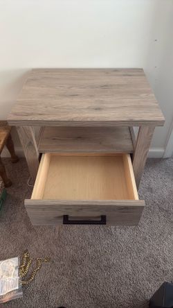 Small Wooden Nightstand from Target