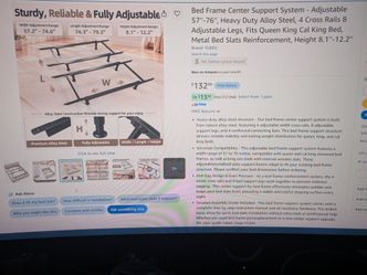 Bed frame support