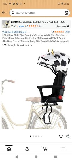 OUSEXI  Childs rear bike seat