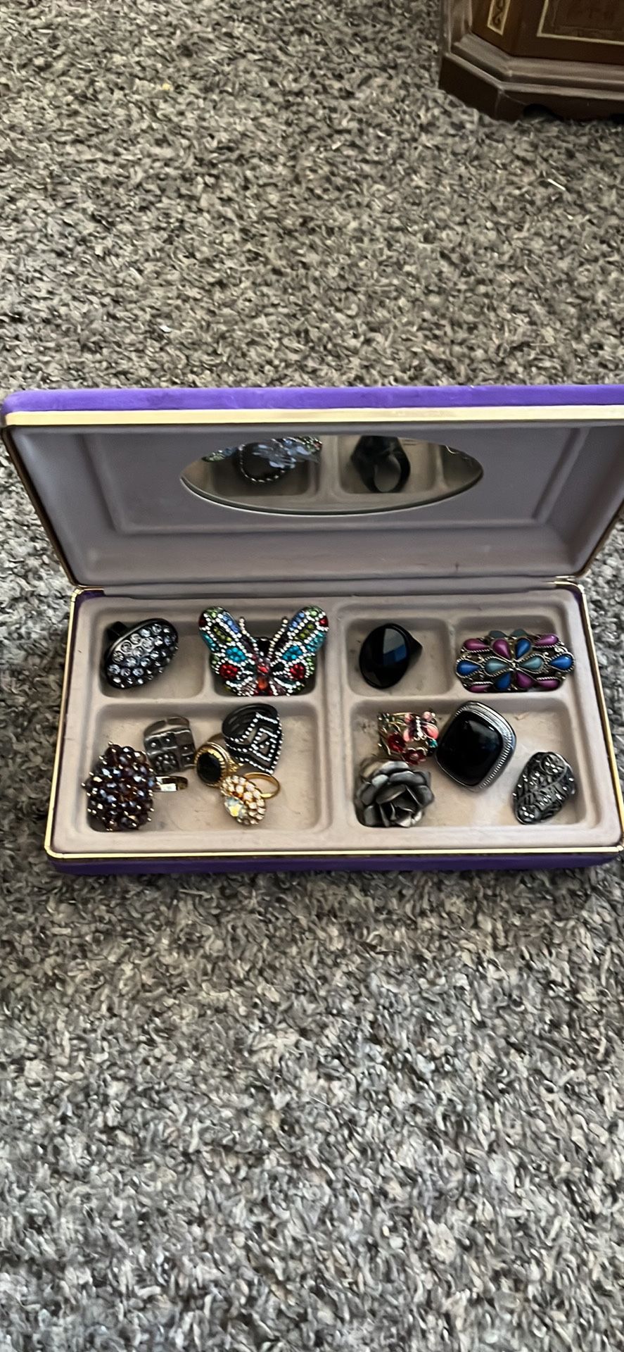 Jewelry Box With Rings 