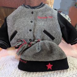 American Girl Bomber Jacket And Hat