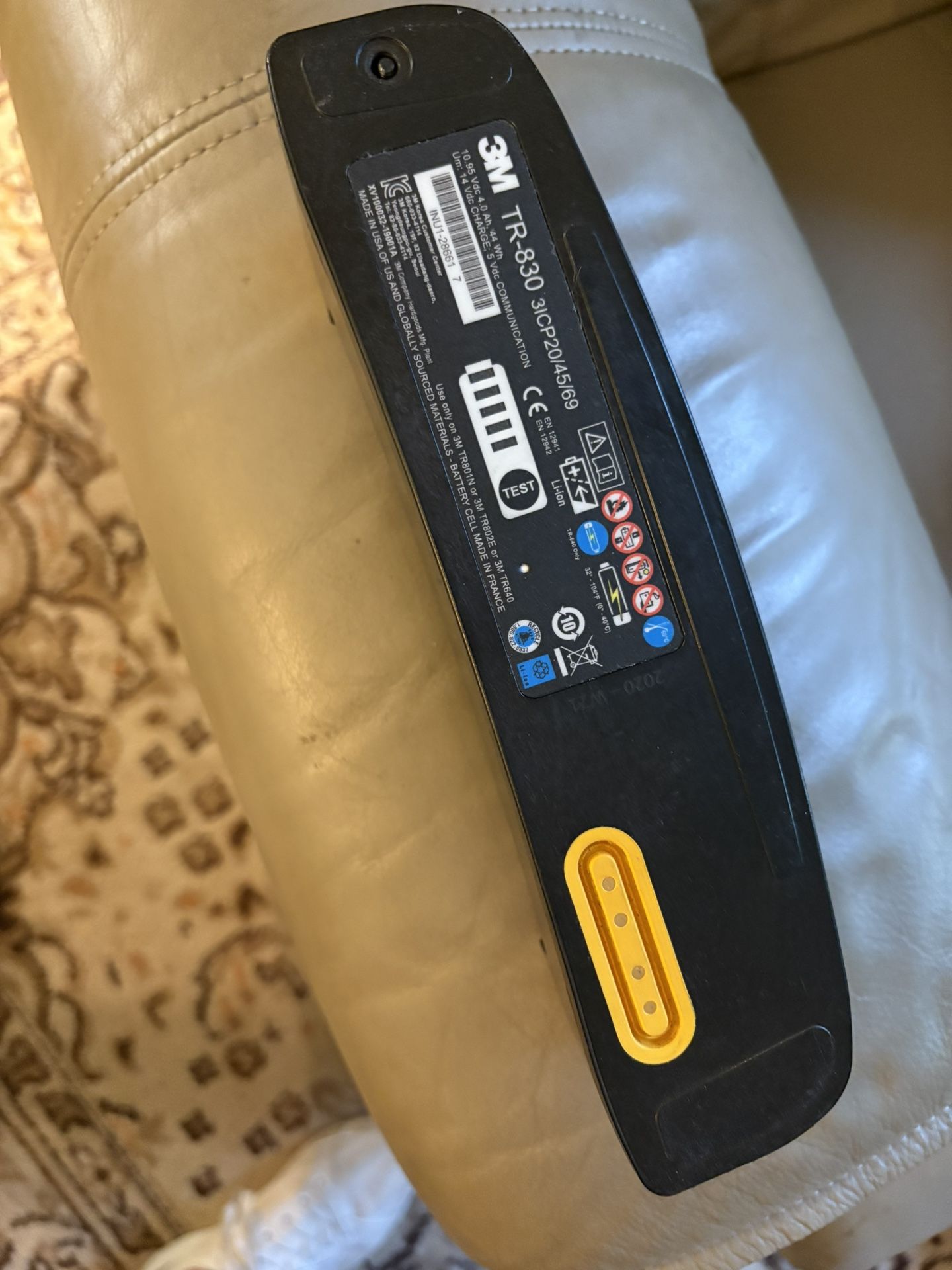 3M Versaflo Battery TR-830 plus Cradle