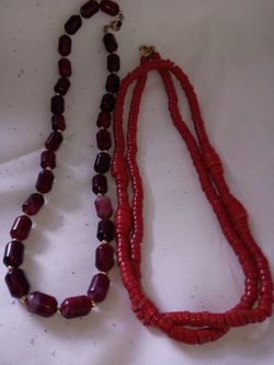 Collares de los 80's nuevos antiguedades