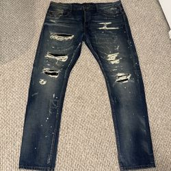 Cult Of Individuality Jeans 40x34 Denim Rebel Straight