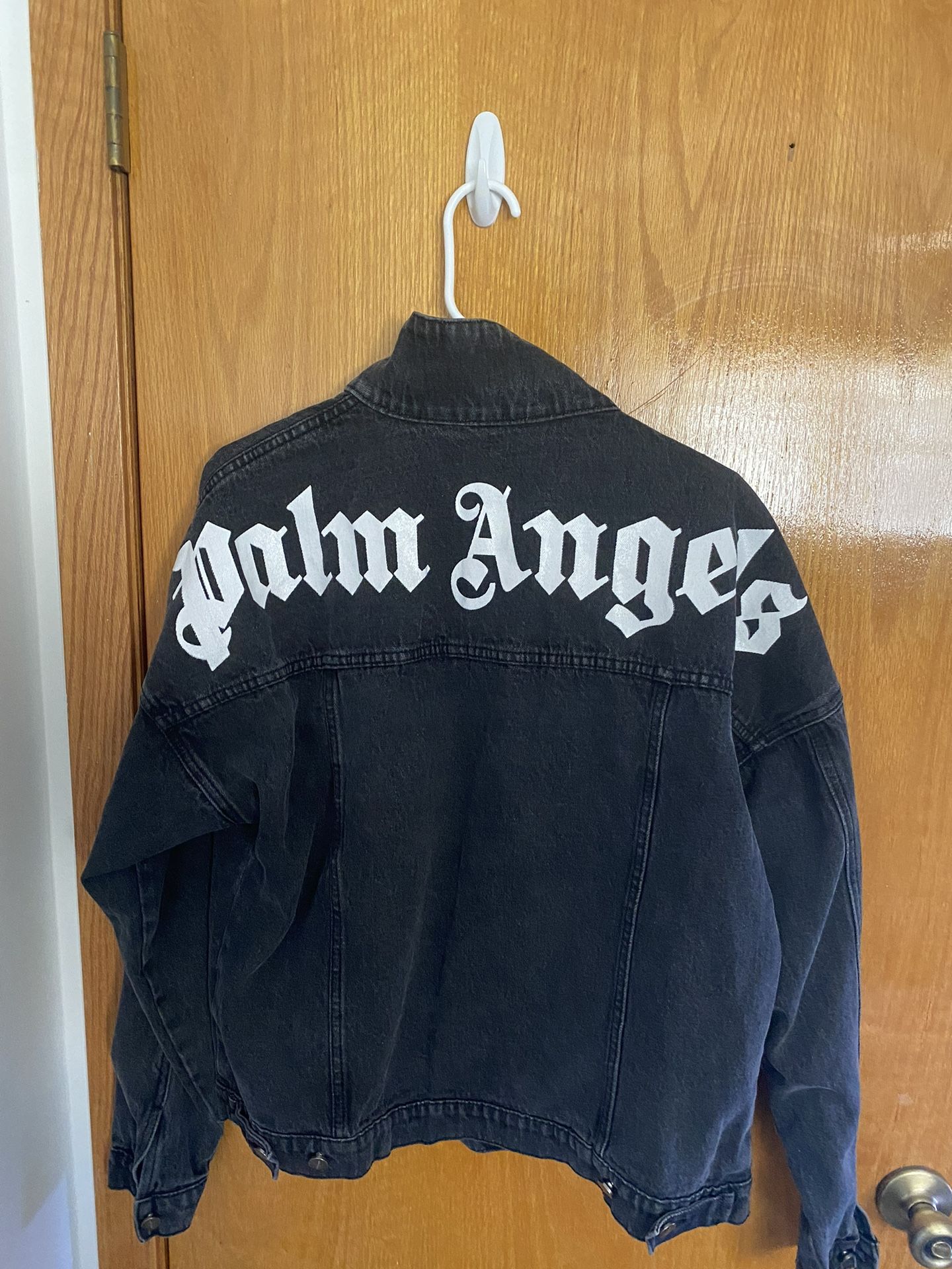 Palm Angels Black Denim Jacket
