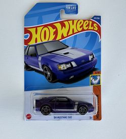 Hot Wheels 84 Mustang SVO PURPLE (Muscle Mania)