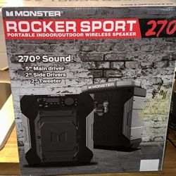 BRAND NEW PORTABLE SPEAKER. 🔊🔊.  WIRELESS AND BLUETOOTH.  TOP OF THE LINE MODEL.  WAS $199.99(SEE AD). SALE ONLY $85 🔥🔥