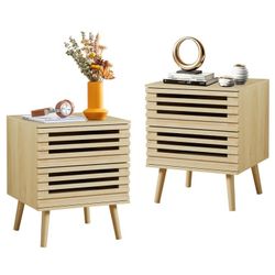 2 Nightstands / Bedside Tables